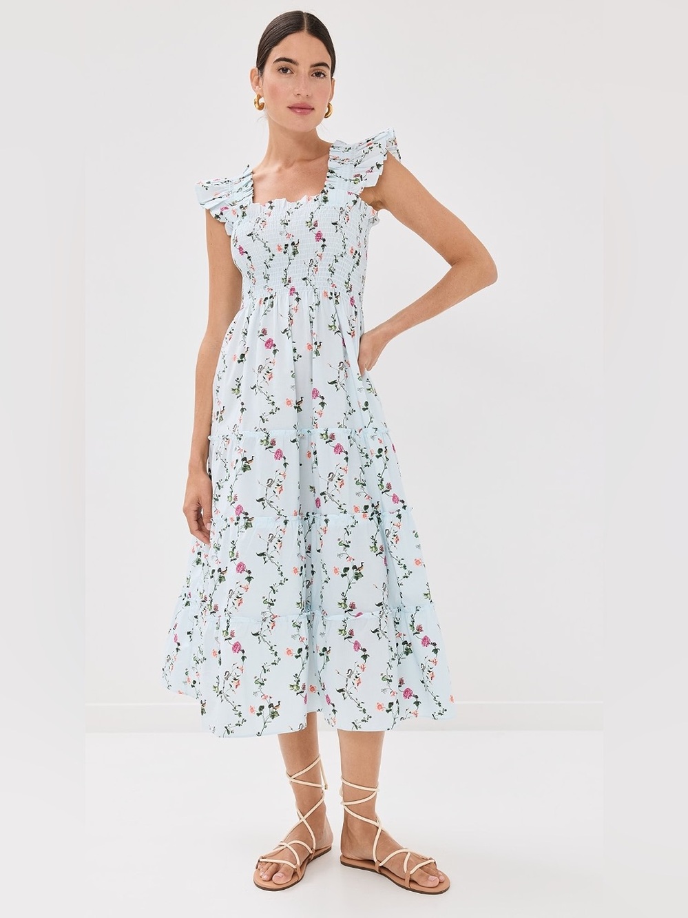 Hill House Home The Ellie Nap Dress(Pond Floral)